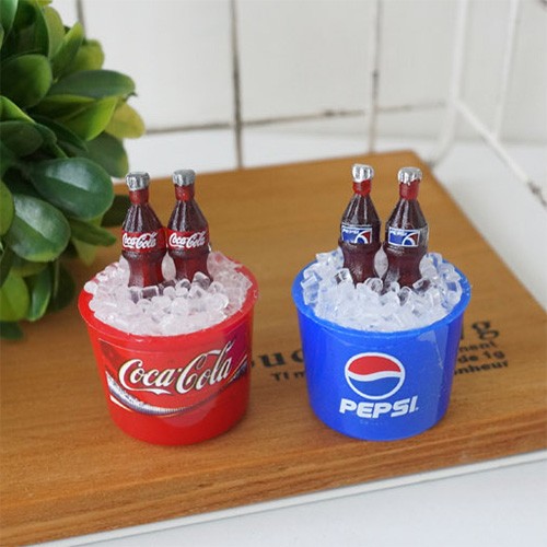 Giỏ Đá Cola Mini Nam Châm 2 Loại