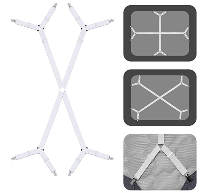 Tấm trải giường cực lớn cố định tấm kẹp băng kẹp đệm ngăn ngừa trượt