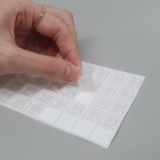 Miếng dán chân silicon Bumpon Sticker Cột vuông 12,7x3mm Miếng đệm chống trượt Bumpon Sticker