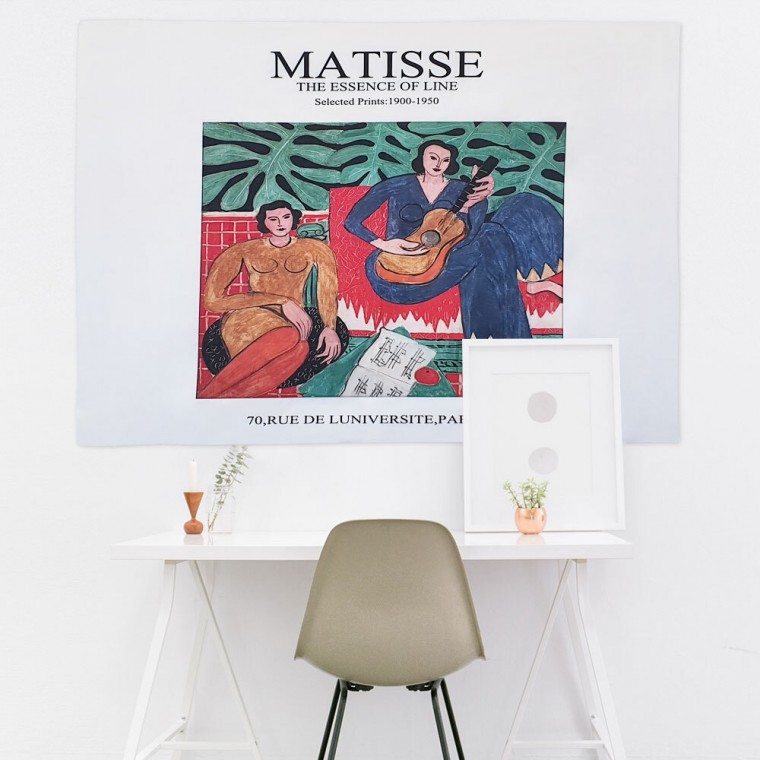 Vải lớn Poster tranh sơn dầu Matisse L trang trí tường bức tranh nội thất màn hình tấm thảm khung nội thất