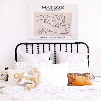 Vải lớn poster Matisse Line Girl M trang trí tường bức tranh nội thất màn hình tấm thảm khung tranh nội thất