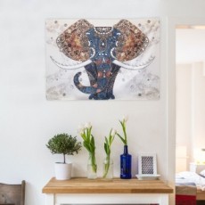 Poster vải khổ lớn Elephant S trang trí tường trang trí nội thất màn hình tấm thảm khung nội thất