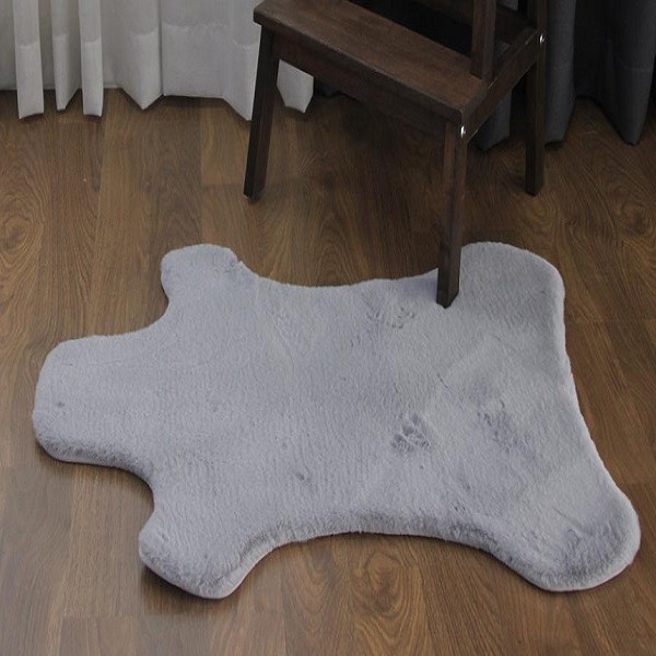 Magic Clean Ecofur Rabbit Fur ST Thảm Gấu Xám Nhạt 120X160