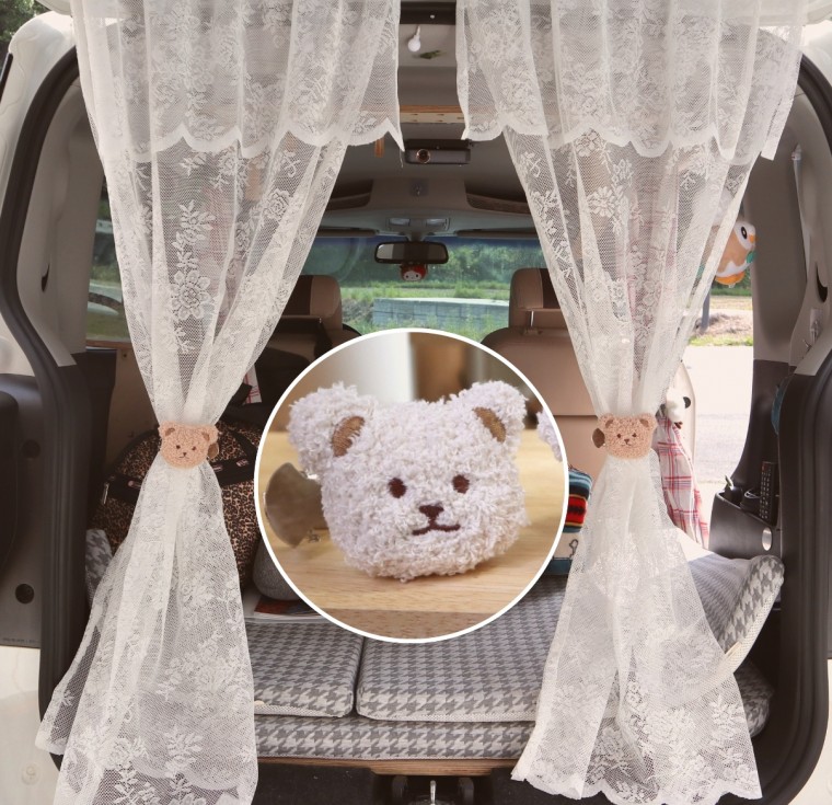 Kẹp rèm Petit Bear cố định rèm xe ô tô