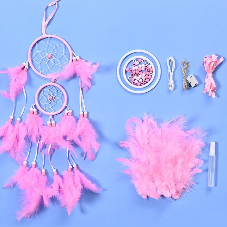 Dream Catcher LED Handmade Dream Catcher DIY Làm Bộ M11363