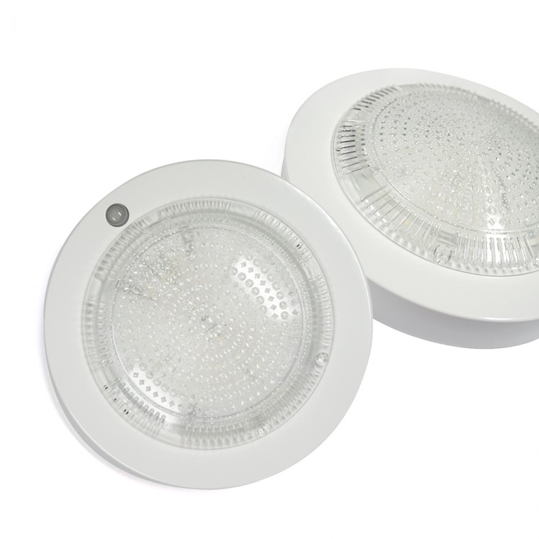 Đèn LED cảm biến cửa trước căn hộ hiên tròn LED bãi đậu xe 15W