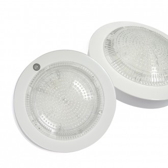 Đèn LED cảm biến cửa trước căn hộ hiên tròn LED bãi đậu xe 15W