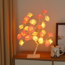 JIYU Rose Tree Mood Light Rose Đèn LED chiếu sáng cảm xúc Phụ kiện nội thất trang trí