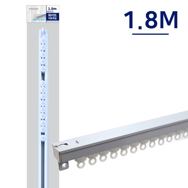 Rèm Kotec Ray Trắng 1.8M (404621)