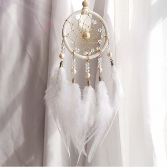 Đạo cụ nội thất dreamcatcher màu vàng sang trọng