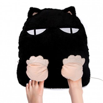 Black Cat Cat USB Đệm sưởi ấm chân Đệm sưởi ấm Đệm tay