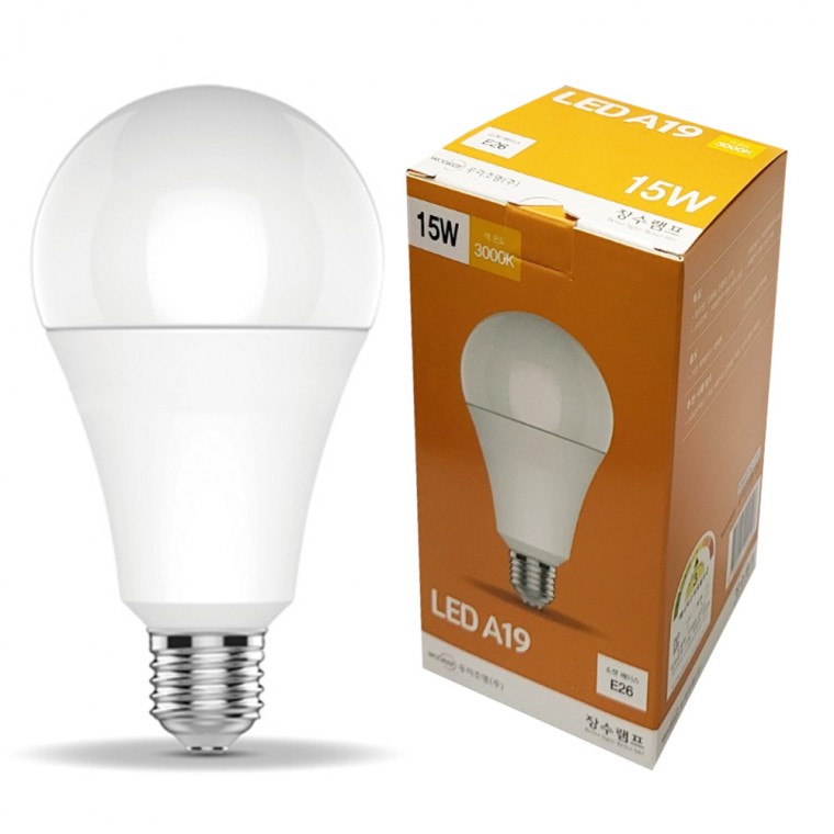 Bóng Đèn LED Tuổi Thọ A19 Bóng 15W E26 Màu Tama