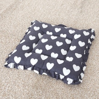 Magic Clean Semi Heart Square Cushion Xanh