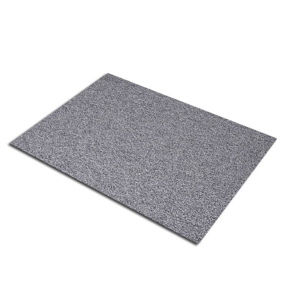 Thảm chùi chân cuộn hai tông màu Magic Clean 120X120cm/đen+xám