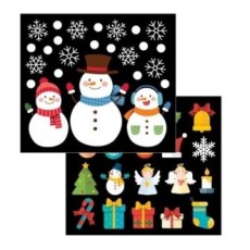 Sticker Glitter X-MAS (2 tờ) Snowman GS-5705