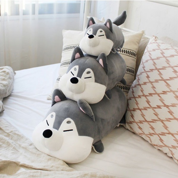 Đệm sang trọng đính kèm cho chó Husky Mochimochi