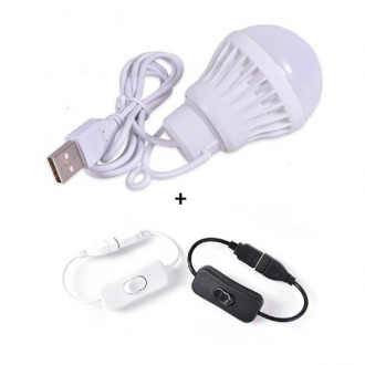 Bóng đèn LED loại cổng di động 3W + Mô-đun công tắc nguồn Bộ bóng đèn cắm trại khi mất điện