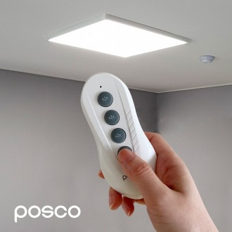 Đèn LED phòng khách, đèn phòng khách, đèn huỳnh quang, đèn không dây, đèn phòng POSCO, điều khiển từ xa