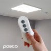 Đèn LED phòng khách, đèn phòng khách, đèn huỳnh quang, đèn không dây, đèn phòng POSCO, điều khiển từ xa