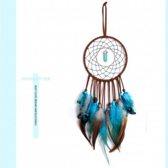 Hạt Xanh Đá Tự Nhiên Ấn Độ Dream Catcher Nội Thất Di Động Di Động