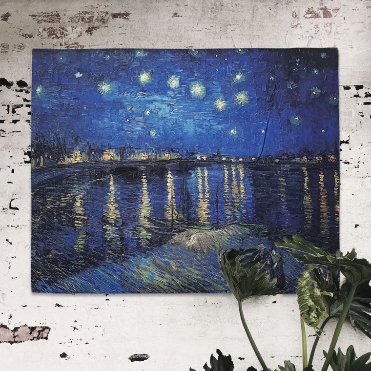 Poster vải Van Gogh Đêm đầy sao ở Arles M