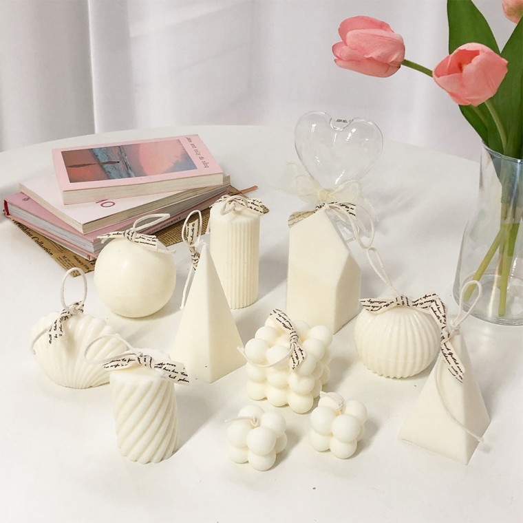 Nến Objet - Soy Cube Bonbon Mini Nến Nội Thất Nến Home Deco Quà Tặng Tân Gia