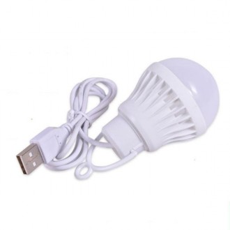 Bóng đèn LED cầm tay 5w cắm trại chiếu sáng loại cổng USB khi mất điện