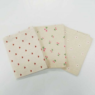 Khăn ăn vải lanh hoa văn nhỏ khăn trà khăn trải bàn placemat