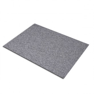 Thảm chùi chân cuộn hai tông màu Magic Clean 120X100cm/đen+xám