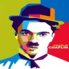 Iwings Pipo Tranh K184 Pop Art Charlie Chaplin Tự Làm Bức Tranh Nổi Tiếng Vẽ DIY Vẽ