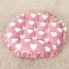 Magic Clean Semi Heart Round Cushion Hồng