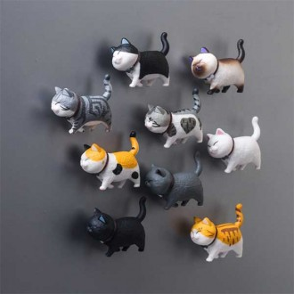 Bộ nam châm tủ lạnh gia đình Fat Cat (bộ 9 miếng)