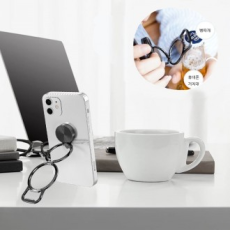 Dụng cụ mở nắp chai Smart Talk Nhân đôi Xoay 360 độ Giá đỡ vòng thông minh Talk Giá đỡ điện thoại di động