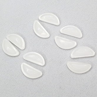 Miếng đệm mũi kính silicon có thể gắn, miếng đệm mũi hơi, trong suốt 10P