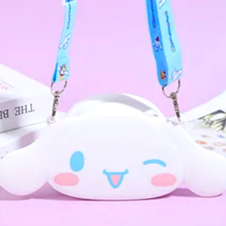 Túi đeo chéo silicon Sanrio Wink - Cinnamoroll