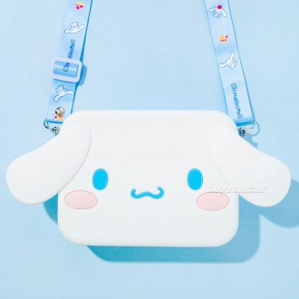 Túi đeo chéo silicon hình vuông lớn Cinnamoroll