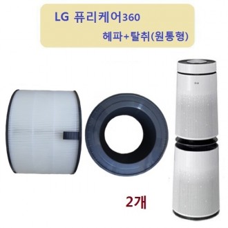 Chất lượng tốt Bộ lọc khử mùi HEPA 2 giai đoạn LG Fury 2 chiếc AS351NNFA Bộ lọc tương thích với máy lọc không khí