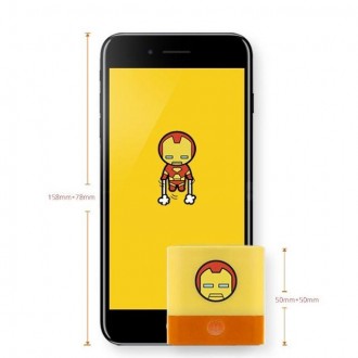 Loa Mini Bluetooth Marvel Iron Man Di Động