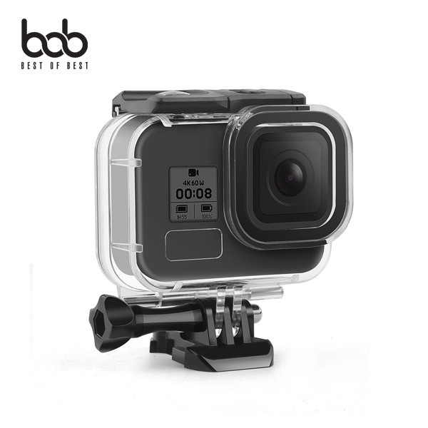 Ốp lưng trong suốt chống thấm nước thể thao độc quyền cho GoPro Hero9 màu đen