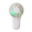 Quạt mini cầm tay có đèn LED cuộc sống đơn giản Màu trắng ấm