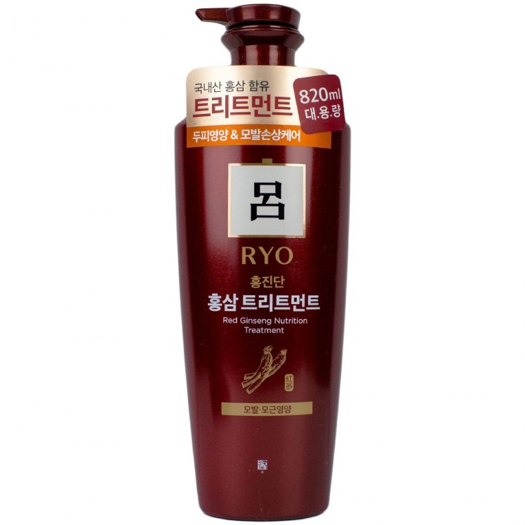 Ryo Hongjindan Hồng Sâm Dinh Dưỡng-Dành Cho Tóc Hư Tổn 820ml