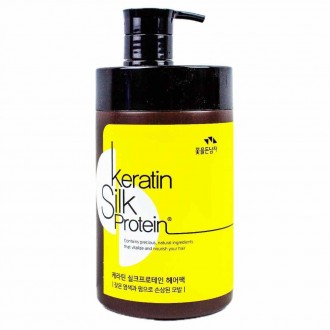 Man with Flowers Keratin Silk Protein Hair Pack 1000ml