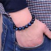 Vòng tay đá quý mắt mèo Lapis Lazuli Lapis Lazuli Alexandrite 6mm Unisex