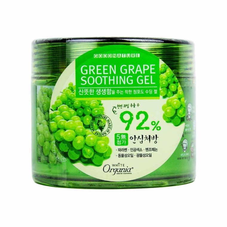 Gel làm dịu da White Organia Good Green Grape 300g