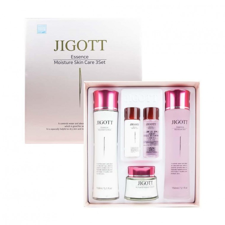 Bộ 3 sản phẩm chăm sóc da dưỡng ẩm ZIGOT Essence Moisture