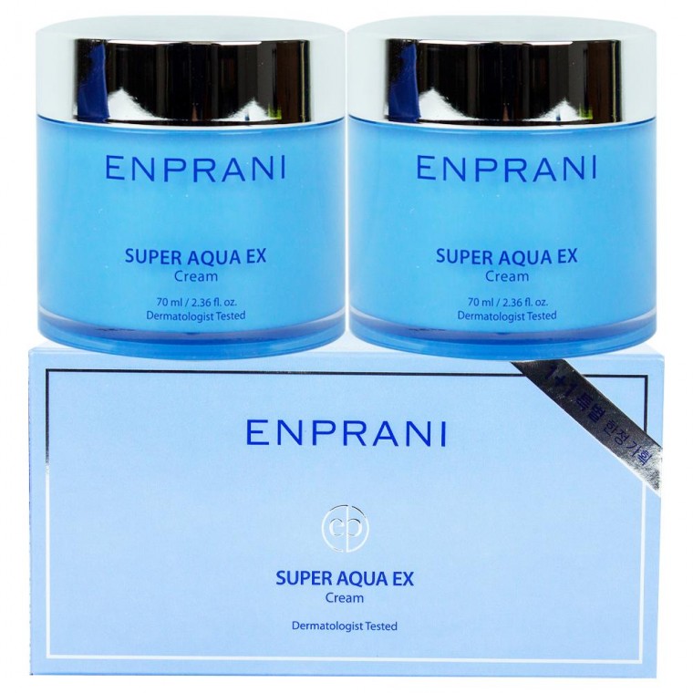 Bộ kem đặc biệt Enprani Super Aqua EX 70ml (2 miếng)