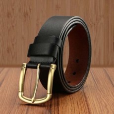 Thắt lưng da Jdm Manleaf Pin Buckle Thắt lưng nam thông thường