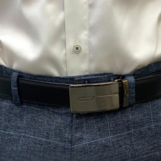 Thắt lưng da tự động Nine Man Buckle