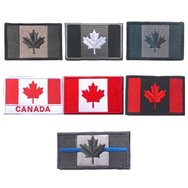 Miếng dán wappen thêu Velcro Canada chất lượng cao