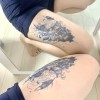 Nhãn dán hình xăm henna lâu dài Hanya Irezumi hình xăm yêu tinh oni